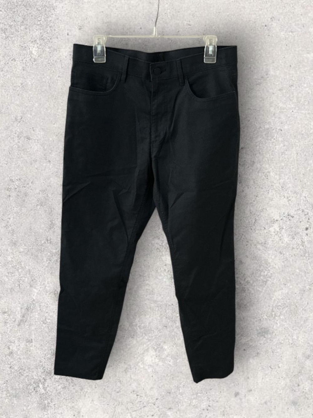 Haggar H26 Bronx 5 pocket slim straight black pants size 32X30